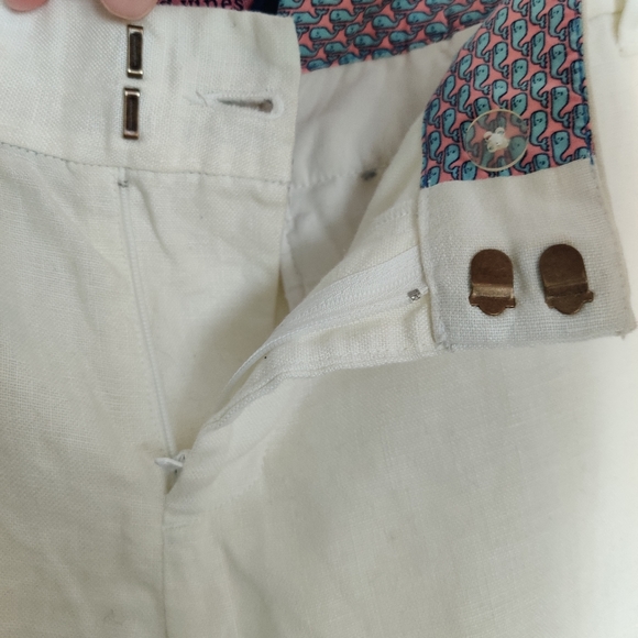 Vineyard Vines 100% linen shorts - Picture 3 of 5